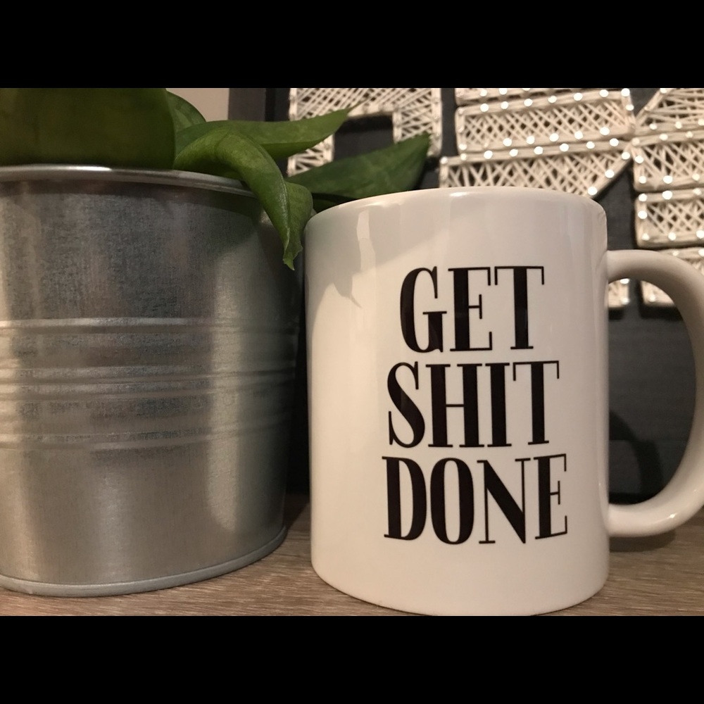 GET SHIT DONE COFFEE MUG
